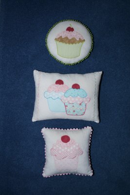 Gail Cup Cake Trio Cushions