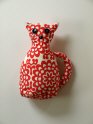 Red Cat Door Stop